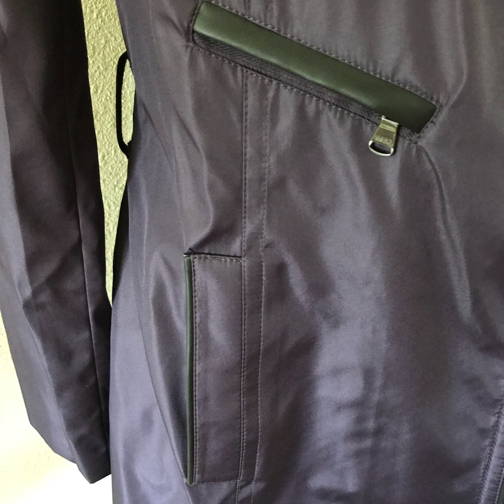 NWT Marc New York Jacket Rain coat Trench PLUM - Picture 3 of 6